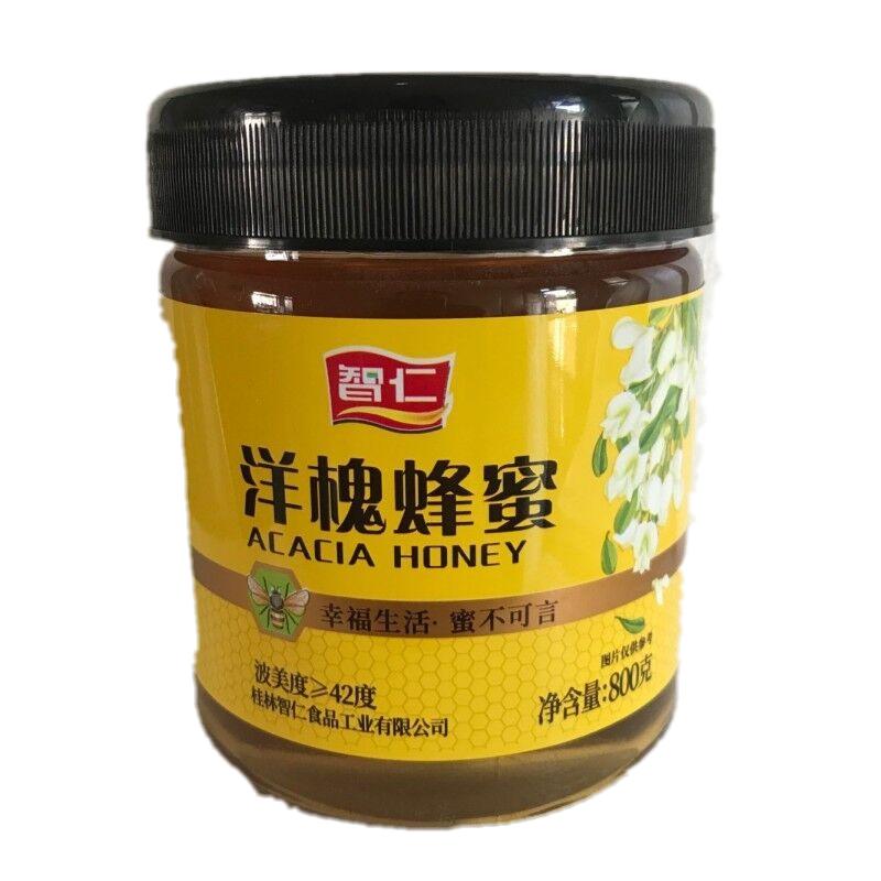 临期  智仁  洋槐蜂蜜800g塑料瓶卖场同款12月之前饮用