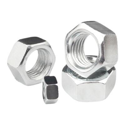 白锌六角螺母M2M3M4M5M6M8-M24