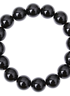 黑碧玺全新民族风男士单圈手串