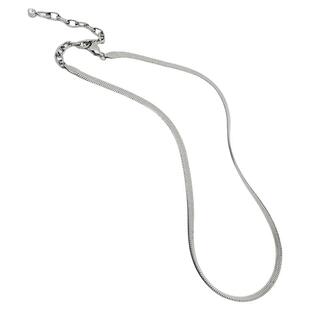 官方ALP JEWELRY双 银色轻奢叠戴锁骨链高级项链蛇骨链蛇皮刀片链