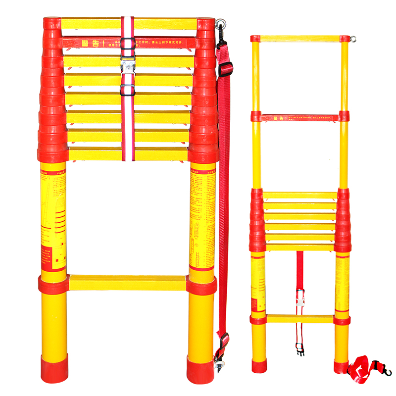 电力绝缘伸缩梯子鱼竿梯拉伸梯家用梯工程梯用梯子电工梯