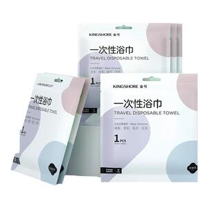 7条金号一次性浴巾加大加厚差旅