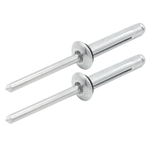 SZLVK全铝灯笼抽芯铆钉国标大帽沿三爪黑色汽车酒盒开花铝制拉钉