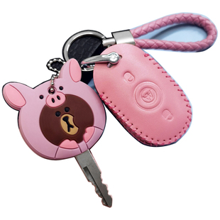 适用爱玛AM1泡泡电动车钥匙套小蜜糖小蜜豆N200小乐购电瓶车包扣