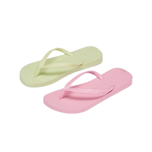 热风简约人字拖女款2025年夏季新款粉色百搭休闲拖鞋舒适户外女鞋