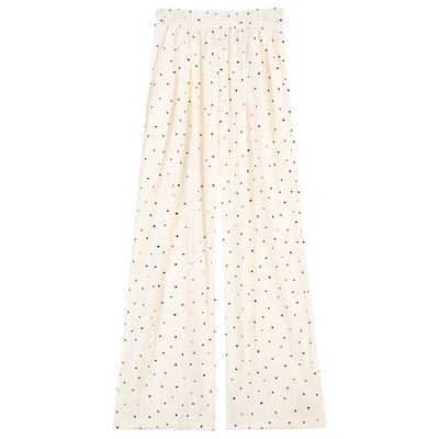 高个子加长波点休闲糯米裤显瘦