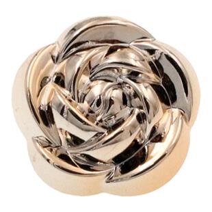 塑料彩色玫瑰花花形扣子精致衣服上衣毛衣开衫大衣外套暗色系纽扣