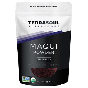 Terrasoul进口有机冻干纯马基莓粉花青素内调亮白饮莓果粉果蔬粉