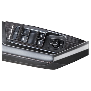 适用于18-25款大众朗逸plus玻璃升降装饰贴内饰爆改装配件亮框