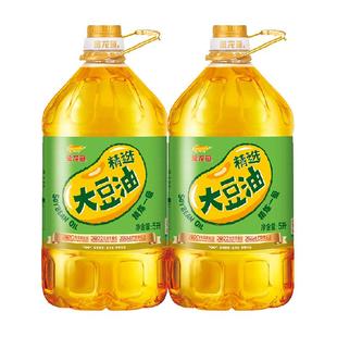 【超级桶】金龙鱼精选大豆油5L*2桶
