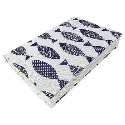 可调节布书衣手工手账本书套书保护套书皮可更换本芯手账本封皮麻