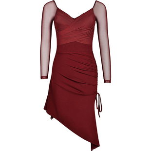 贝蒂2025新款拉丁舞服成人女舞裙日常练功服套装舞蹈服连衣裙BD42