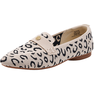 快乐玛丽休闲鞋女2026春季新款懒人一脚蹬不累脚平底单鞋王妃鞋