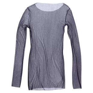 现货发 薄如蝉翼西桑蚕丝 内搭透视蕾丝网纱打底衫 上衣