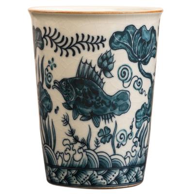 臻尧汝窑可乐杯大容量水杯泡茶杯