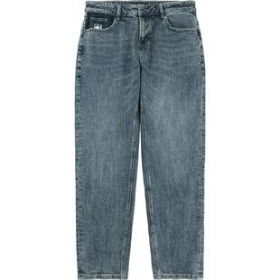 海澜之家旗下黑鲸时尚直筒牛仔裤男24秋新街头风裤子男商场同款