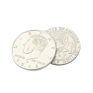 蝴蝶币儿童磁性弹力硬币折叠币硬币硬币幻术表演近景魔术才艺道具