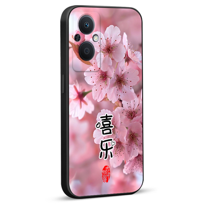 luckrider适用于oppoa96平安顺遂喜庆pfum10时尚插画oppoa96防摔手机外壳pfum10青春简约oppo与众不同保护套p