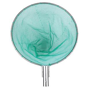 304不锈钢实心抄网圈特大号抄鱼抓鸡青鱼大物抄网头钢圈渔具配件