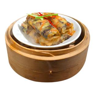 鸡丝腐皮卷广式腐皮卷肉卷煎炸鸡肉腐竹卷半成品冷冻酒楼早茶点心