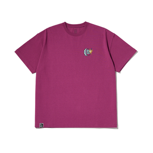 oddCIRKUS 涂鸦印花短袖圆领T恤男女同款日系短袖上衣新款