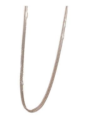 西雅图/ Sasia 纯银镀金项链素链冷淡风毛衣链欧美时尚休闲男女