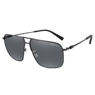 【自营】Armani Exchange飞行员太阳眼镜男时尚双梁驾驶墨镜2050