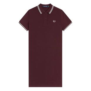 FRED PERRY女装polo领短袖连衣裙2026夏季新款青春活力短裙polo裙