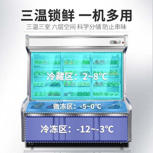 点菜柜冷藏冷冻商用保鲜柜蔬菜烧烤串串麻辣烫展示柜