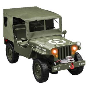 威利斯JJRC遥控吉普攀爬越野车1：10全比例仿真模型男孩玩具汽车