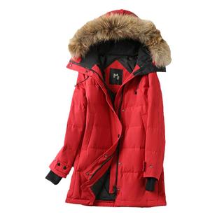 【品牌断码清仓】女装品牌折扣羽绒服冬加厚毛领鸭绒保暖休闲外套