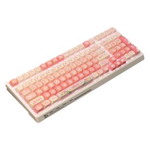 G98无线三模机械键盘热插拔电竞游戏办公女生静音高颜值水晶蝴蝶