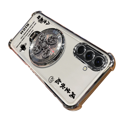 适用三星a56手机壳a56 5g版保护A5660软硅胶套透明galaxy带镜头膜四角全包气囊防摔galaxya男女a565g新款支架