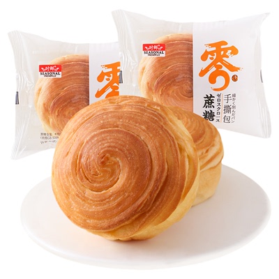 无蔗糖手撕面包吐司代餐饱腹食品