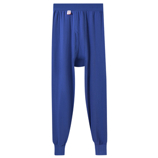 男士秋裤男款纯棉线裤薄款全棉毛裤打底衬裤中老年人秋冬季保暖裤