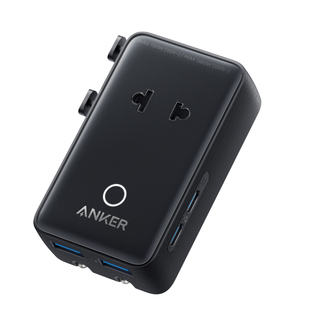 [新款热销]Anker安克转换插头座充电器适用日本韩国英标美澳欧标全球国际通用多国旅行万能充usb正品便携