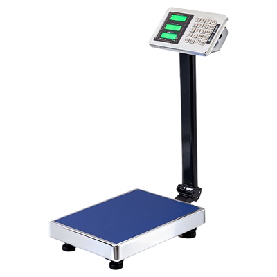 得力电子秤商用台秤150kg精准称重300公斤工业高精摆摊落地式磅秤