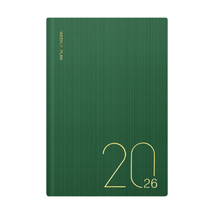 2026年日程本日历本计划本自律打卡本时间管理365天效率手册每日办公工作日记本学习笔记本子手账记事本定制