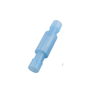 蓝色透明子弹头公母连接器电线对接头2-156绝缘对插冷压接线端子