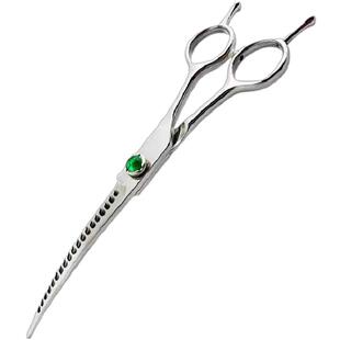 wingsbro 弯魔术剪宠物美师剪刀弯蓬蓬剪店用狗狗修毛剃毛精修剪