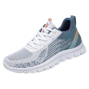 鞋子男春季新款男鞋sneakers系带跑步鞋时尚潮流运动鞋男