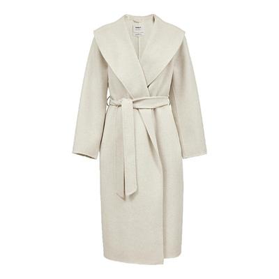 ONLY100%绵羊毛双面呢毛呢大衣