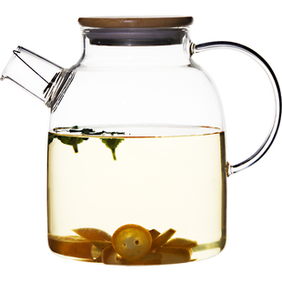 玻璃冷水壶家用凉水壶耐高温凉水杯扎壶冷泡壶透明耐热凉白开水壶