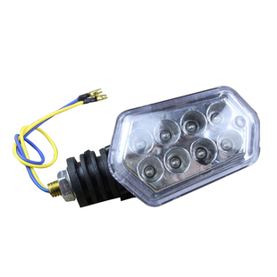 电动车前外置led转向灯电三轮车12v48v60v加装全套改装