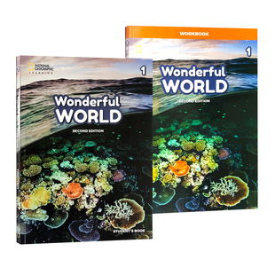 美国国家地理新版Wonderful World 1 2 3 4 5 6 级别缤纷世界1-6年级美国小学英语教材英文原版教材我们的奇妙世界英文课外课程NGL