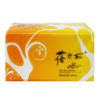 整箱100包抽纸包邮 3层400张原木浆面巾纸 纸巾蓓尔丽清纯系列B94
