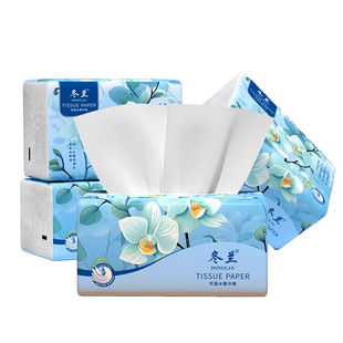 400张抽纸家用实惠装整箱家庭装餐巾纸面巾纸卫生纸巾三元三件