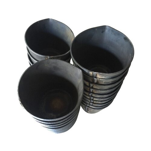 加厚铝水桶铝水浇铸料桶浇包铝水转运包浇铸料勺铝水舀勺手工浇铸