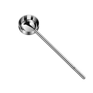 304不锈钢泼油勺子长柄家用汤勺烧油迷你热油小锅神器煮油勺热油