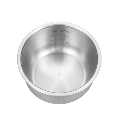 适用小米电饭煲1.6L升内胆无涂层304不锈钢迷你锅芯配件DFB201CM